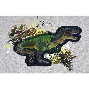 Granimals T-Rex Long Sleeve Hooded Gray Shirt 7 Boys